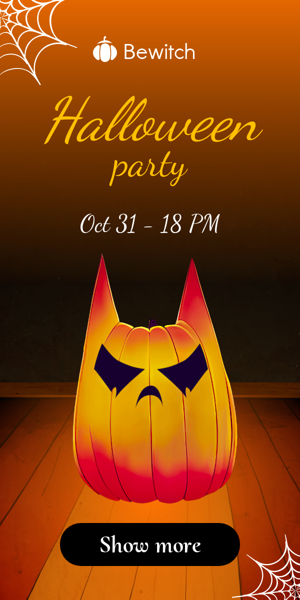 Шаблон рекламного банера — Halloween Party —  Oct 31 - 18PM