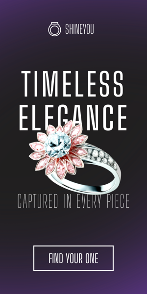 Banner ad template — Timeless Elegance Captured In Every Piece — Jewelry