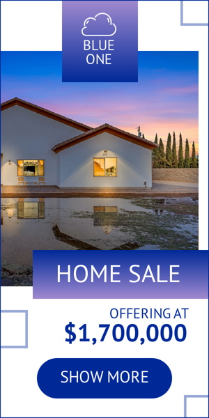 Banner ad template — Home Sale — Offering At $1700000