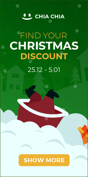 Banner ad template — Find Your Christmas Discount — 25.12 - 5.01