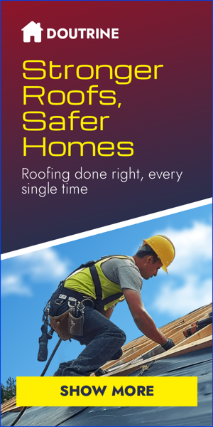 Szablon reklamy banerowej — Stronger Roofs, Safer Homes — Roofing Done Right, Every Single Time
