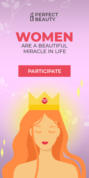 Шаблон рекламного банера — Жінки – це прекрасне диво в житті — Конкурс краси