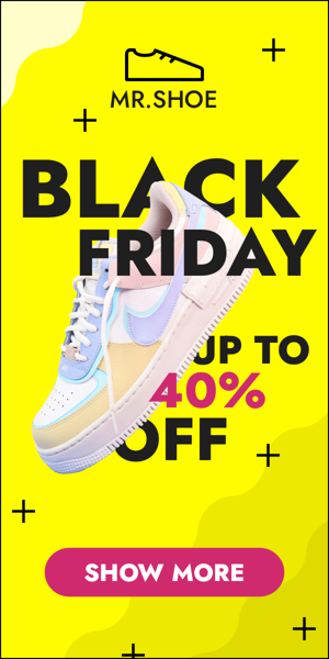 Шаблон рекламного банера — Black Friday — Up To 40% Off