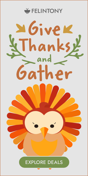 Шаблон рекламного банера — Give Thanks And Gather — Thanksgiving Day