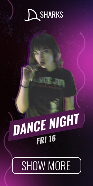 Banner ad template — Dance Night — Fri 16
