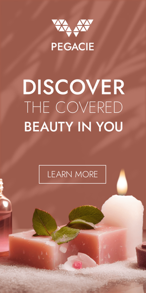 Banner ad template — Discover The Covered Beauty In You — Spa