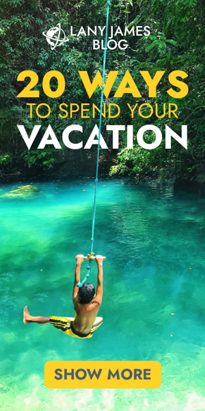 Banner ad template — 20 Ways To Spend Your Vacation — Lifestyle Blog