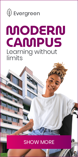 Banner ad template — Modern Campus, Learning Without Limits — Special Programme, Every Student Thrives