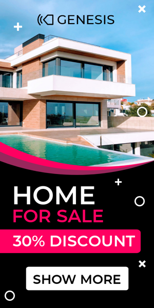 Szablon reklamy banerowej — Home For Sale — 30% Discount
