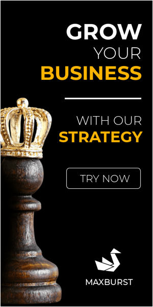 Шаблон рекламного банера — Grow Your Business — With Our Strategy