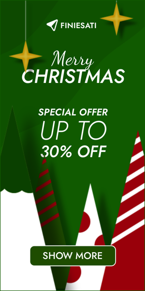 Шаблон рекламного банера — Mery Christmas — Special Offer Up To 30% Off