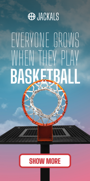 Banner ad template — Everyone Grows When They Play Basketball — Sport