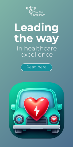 Szablon reklamy banerowej — Leading The Way — In Healthcare Excellence