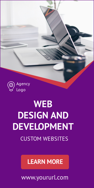 Szablon reklamy banerowej — Web Design and Development — Custom Websites