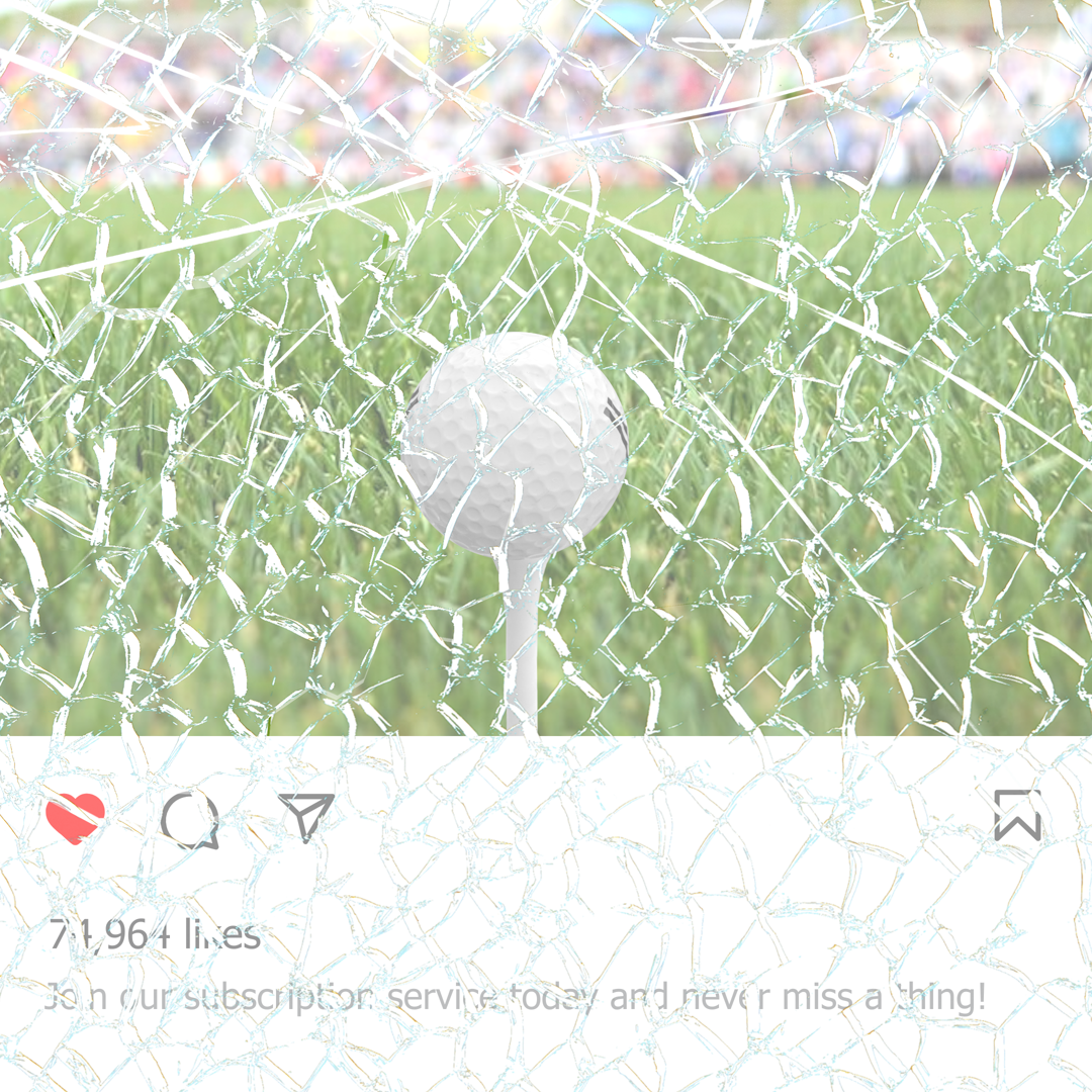 Banner ad template — Golf Ball — Scroll-Stopper