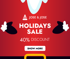 Holidays Sale — 40% Discount