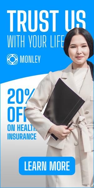 Шаблон рекламного банера — Trust Us With Your Life — 20% Off On Health Insurance
