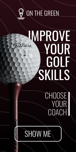 Banner ad template — Improove Your Golf Skills — Choose Your Coach