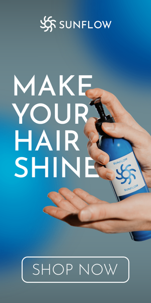 Banner ad template — Make Your Hair Shine — Hair Care