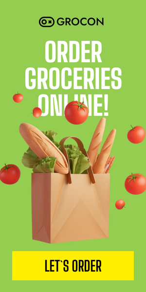 Banner ad template — Skip The Lines — Order Groceries Online!