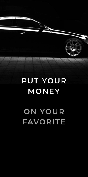 Banner ad template — Put Your Money On Your Favorite Manufactured Car
