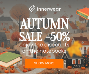 Autumn Sale — Enjoy The Discounts On The Notebooks -50%