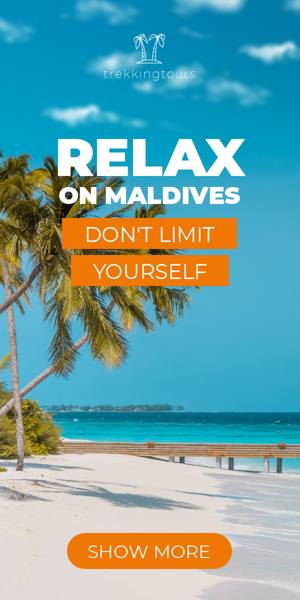 Banner ad template — Relax On Maldives — Don't Limit Yourself