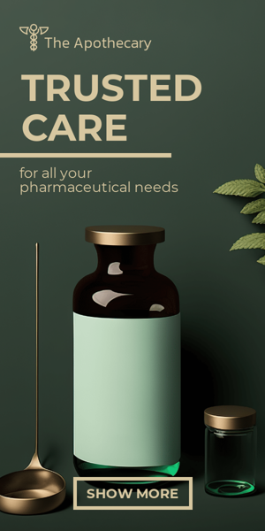 Szablon reklamy banerowej — Trusted Care — For All Your Pharmaceutical Needs