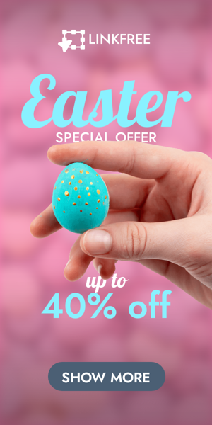Szablon reklamy banerowej — Easter — Special Offer Up To 40% Off