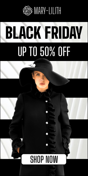 Banner ad template — Black Friday — Up To 50% Off Fashion