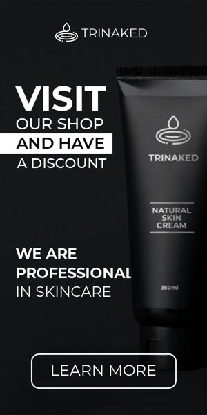 Шаблон рекламного банера — Visit Our Shop And Have A Discount — We Are Professional In Skincare