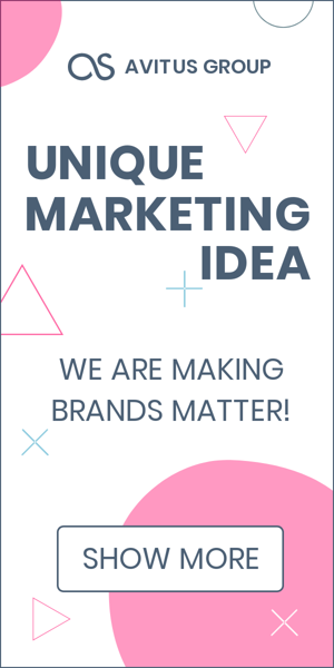 バナー広告テンプレート— ユニークなマーケティングアイデア — 私たちはブランドを重要にします！