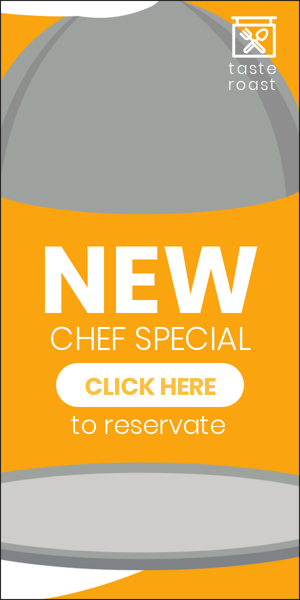 Szablon reklamy banerowej — Neues Chef-Special — Hier Klicken Zum Reservieren