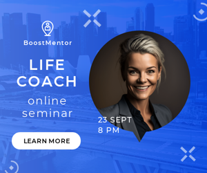 Life Coach — Online Seminar 23 Sept at 8 PM