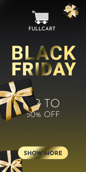 Banner ad template — Black Friday Gifts — Up To 50% Off