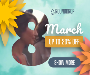 8 March — Up To 20% Off