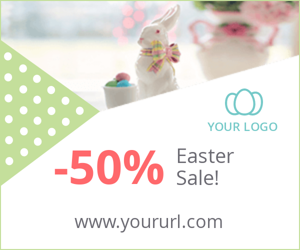 -50% — Easter Sale!