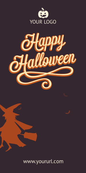 Banner ad template — Happy Halloween!