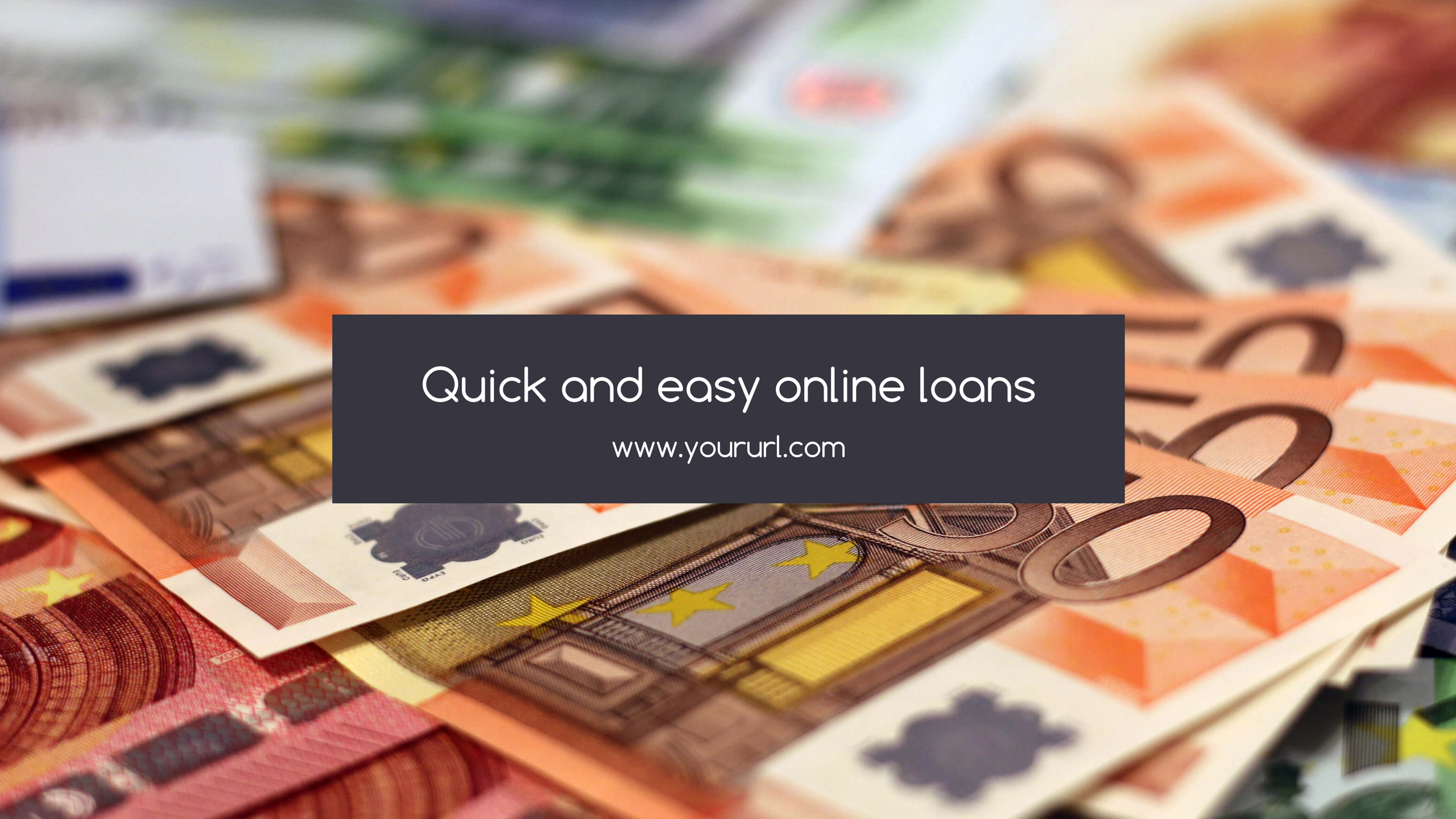 Banner ad template — Quick And Easy Online Loans — Business