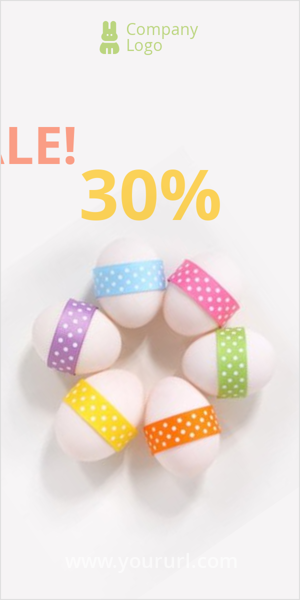 Banner ad template — Easter Sale!