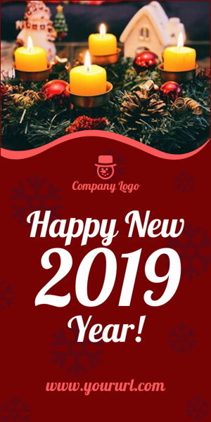 Banner ad template — Happy New 2020 Year!