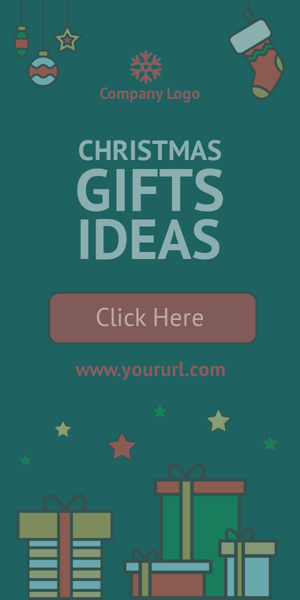 Шаблон рекламного банера — Christmas Gifts Ideas