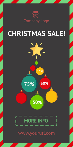 Banner ad template — Christmas Sale