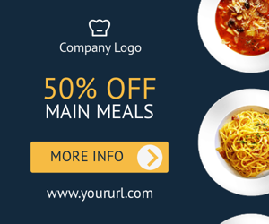 50% OFF — Main Meals